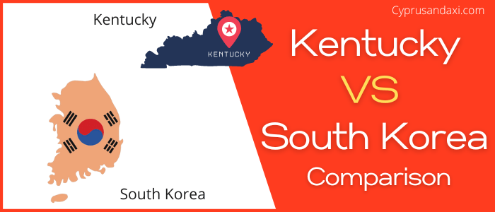 Is Kentucky bigger than South Korea