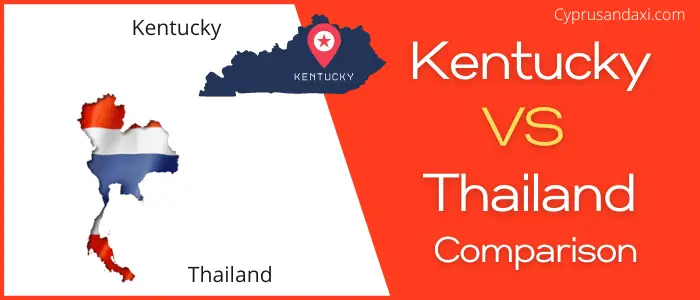 Is Kentucky bigger than Thailand