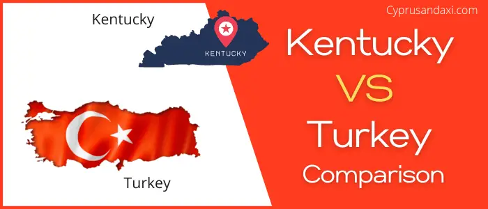 Is Kentucky bigger than Turkey