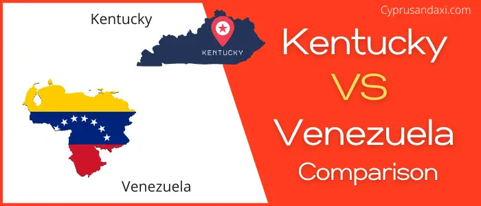 Is Kentucky bigger than Venezuela