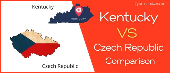 Is Kentucky bigger than the Czech Republic