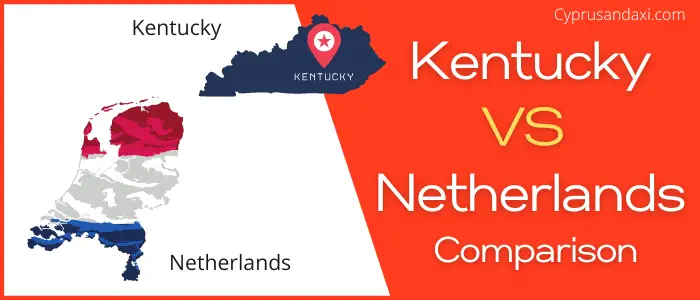 Is Kentucky bigger than the Netherlands