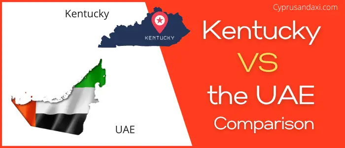 Is Kentucky bigger than the United Arab Emirates