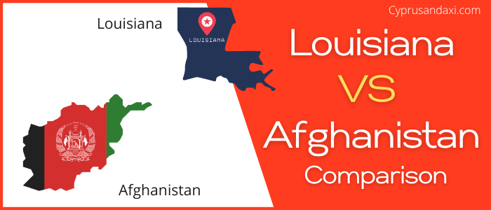 Is Louisiana bigger than Afghanistan