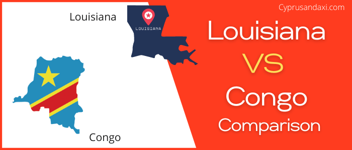 Is Louisiana bigger than Congo