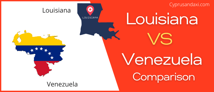 Is Louisiana bigger than Venezuela