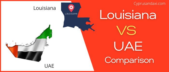 Is Louisiana bigger than the United Arab Emirates