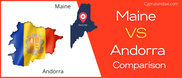 Is Maine bigger than Andorra