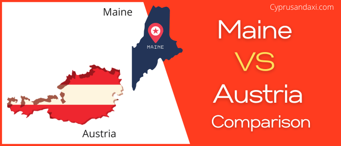 Is Maine bigger than Austria