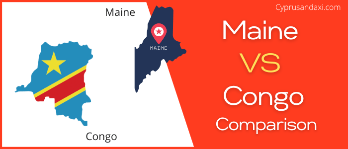 Is Maine bigger than Congo