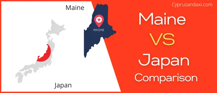Is Maine bigger than Japan
