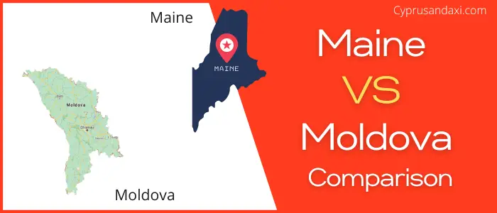 Is Maine bigger than Moldova