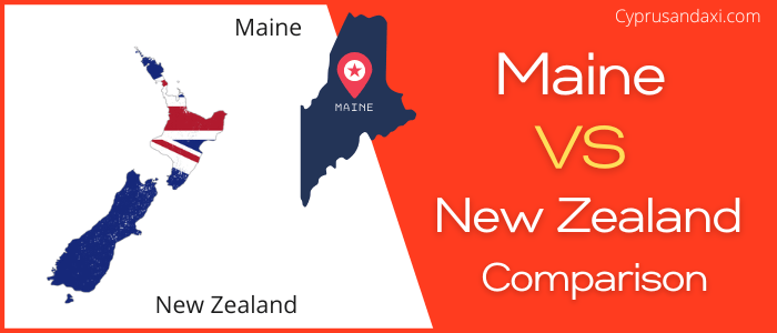 Is Maine bigger than New Zealand