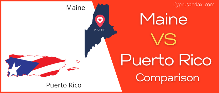 Is Maine bigger than Puerto Rico
