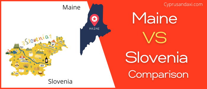 Is Maine bigger than Slovenia