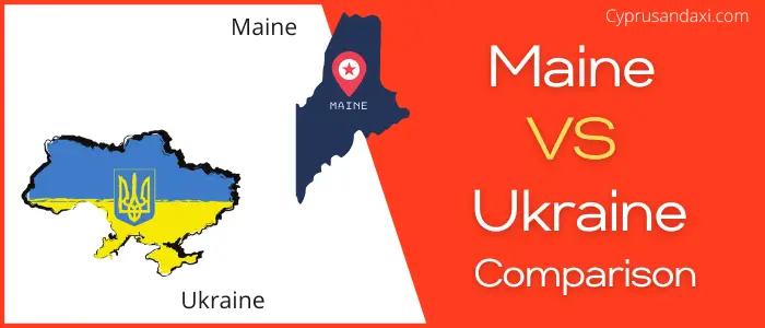 Is Maine bigger than Ukraine