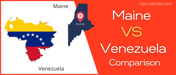 Is Maine bigger than Venezuela