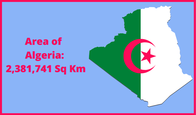 Area of Algeria compared to Mississippi