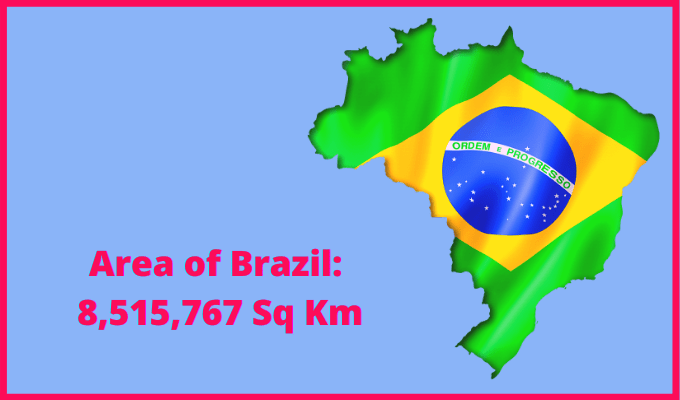 Area of Brazil compared to Massachusetts
