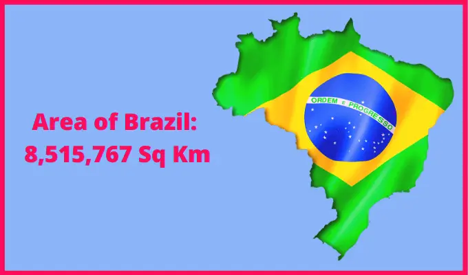 Area of Brazil compared to Montana