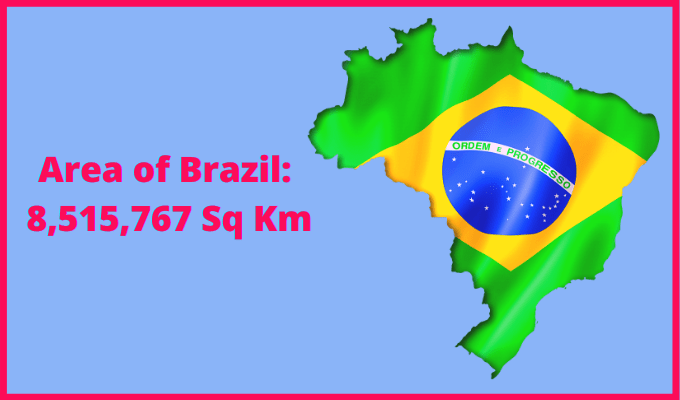 Area of Brazil compared to Nevada