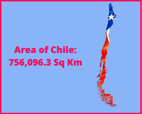 Area of Chile compared to Missouri