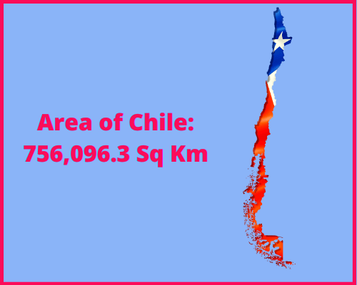 Area of Chile compared to Nevada
