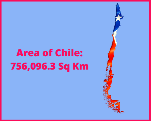 Area of Chile compared to New Mexico