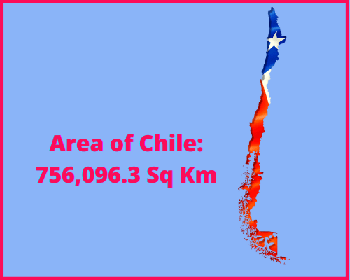 Area of Chile compared to Ohio