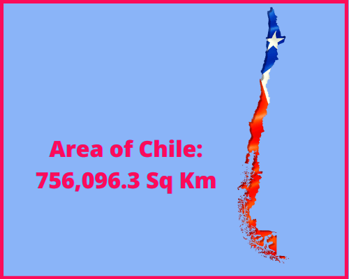 Area of Chile compared to Pennsylvania