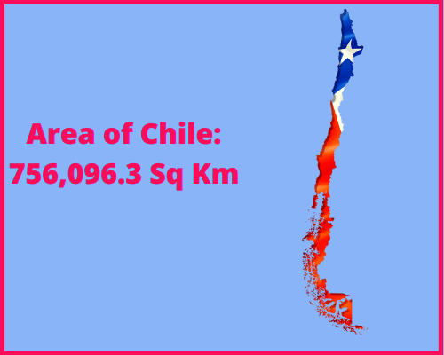 Area of Chile compared to Rhode Island