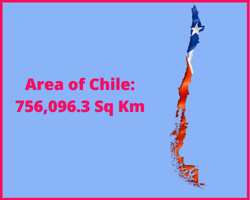 Area of Chile compared to South Dakota
