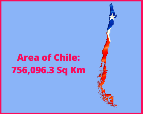 Area of Chile compared to Tennessee