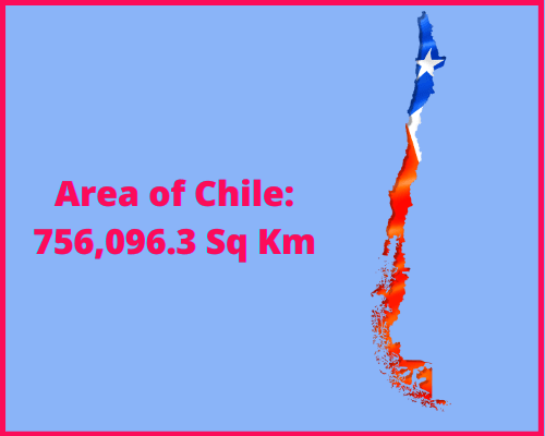 Area of Chile compared to Utah