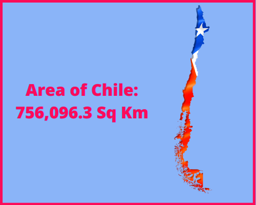 Area of Chile compared to West Virginia