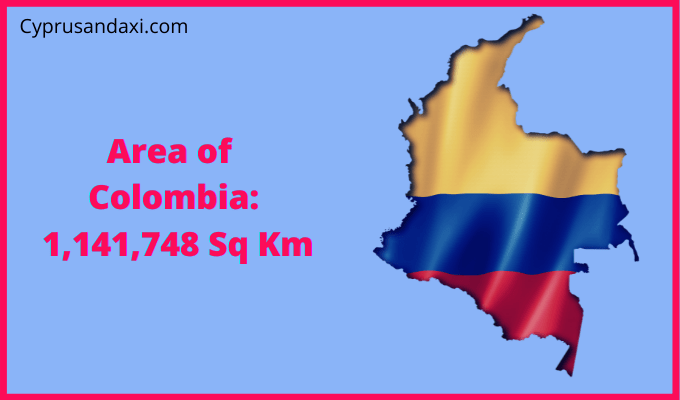 Area of Colombia compared to South Carolina