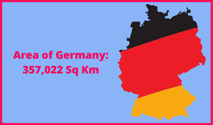 Area of Germany compared to Oregon
