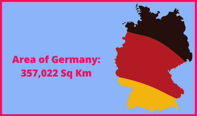 Area of Germany compared to South Carolina
