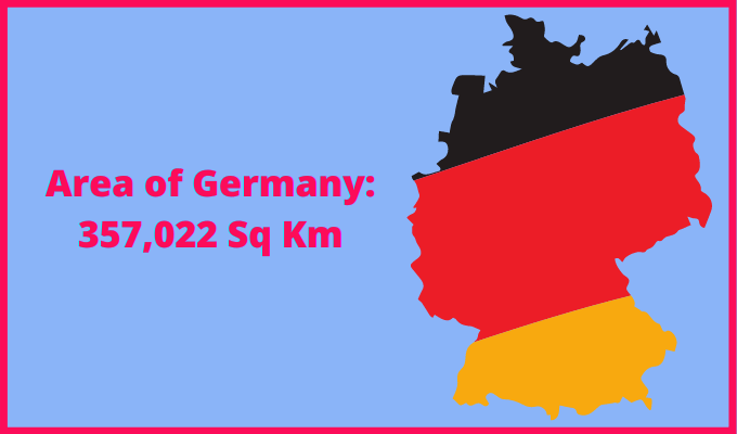 Area of Germany compared to Washington