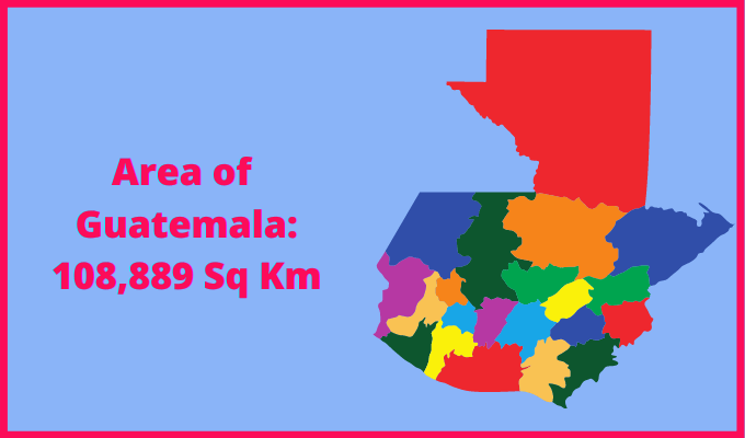 Area of Guatemala compared to Maryland