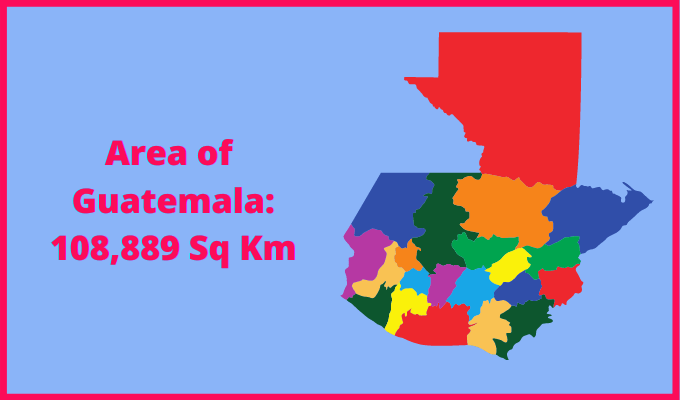Area of Guatemala compared to Michigan
