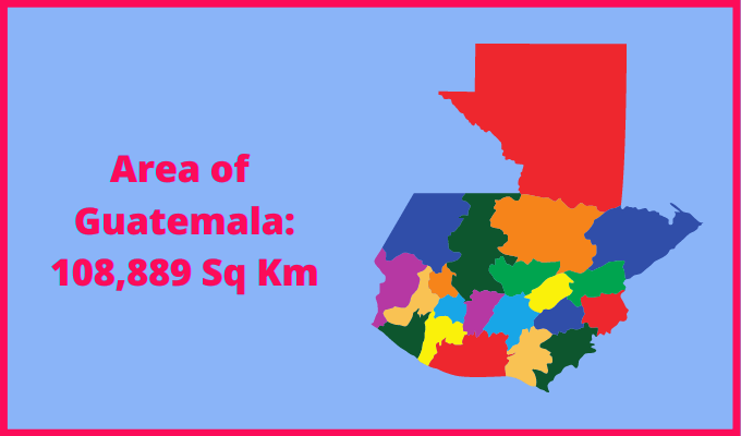 Area of Guatemala compared to Tennessee