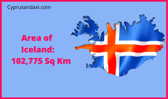 Area of Iceland compared to South Carolina