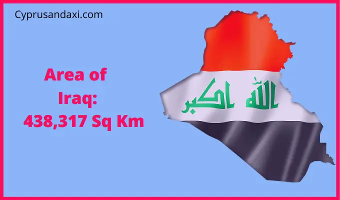 Area of Iraq compared to New York