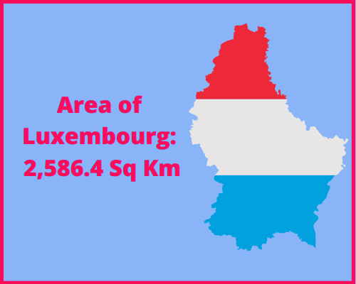 Area of Luxembourg compared to Oklahoma