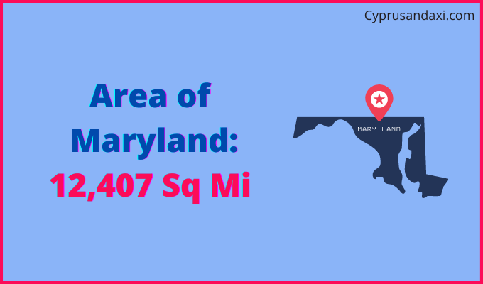 Area of Maryland compared to Algeria