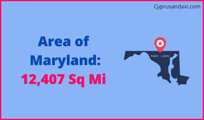 Area of Maryland compared to Ethiopia