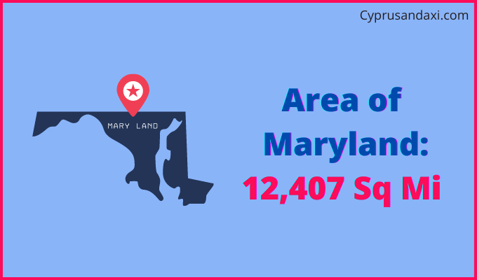 Area of Maryland compared to Pakistan