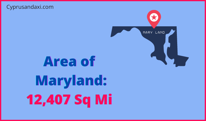 Area of Maryland compared to Switzerland