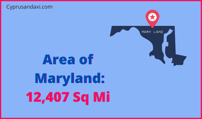 Area of Maryland compared to Zambia